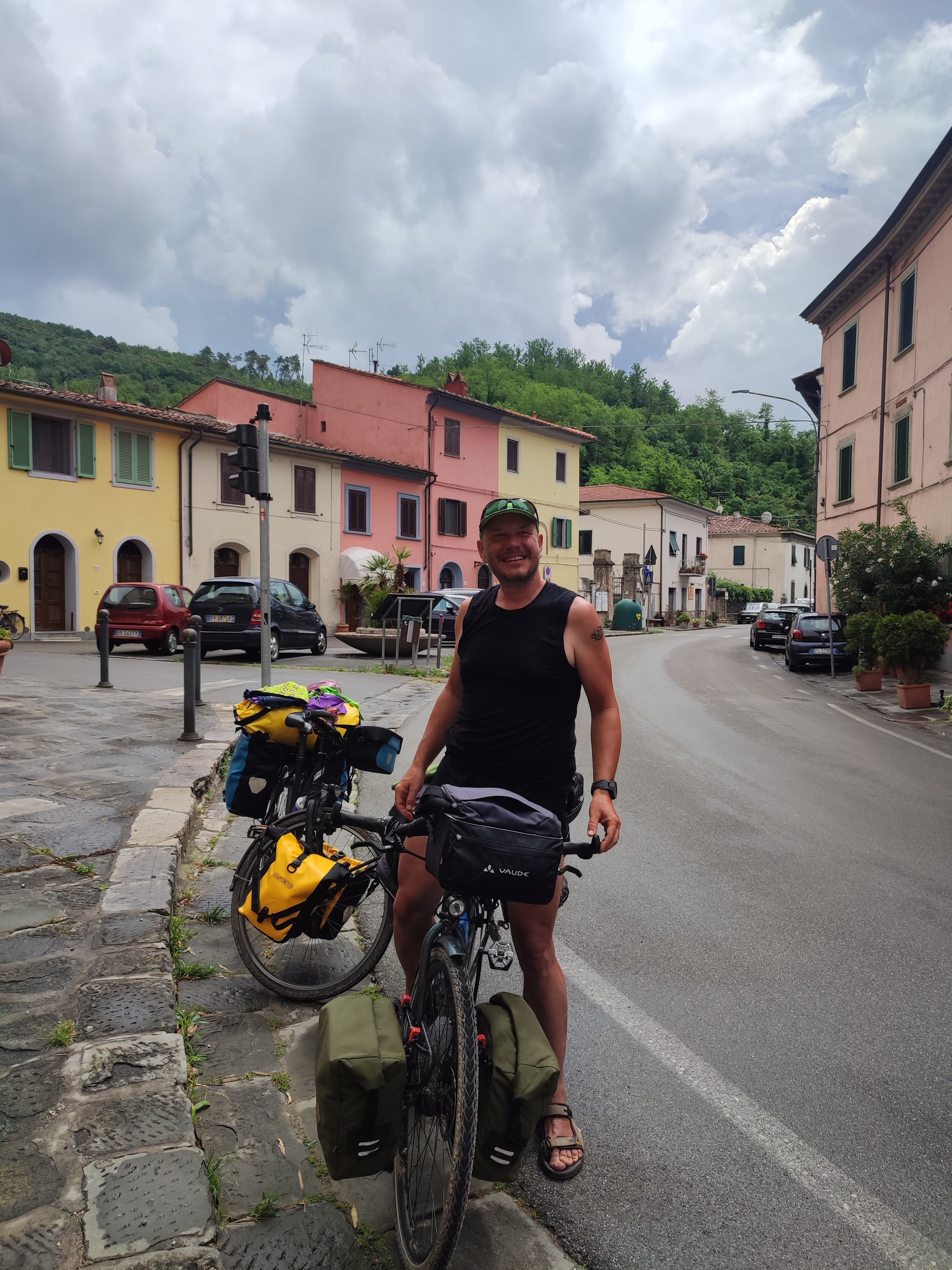Radtouristiker Daniel