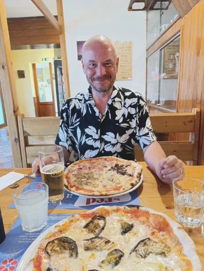 Abendessen im Refugio