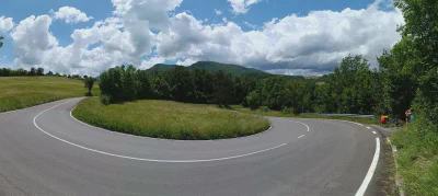 Auffahrt zum Valico Masera