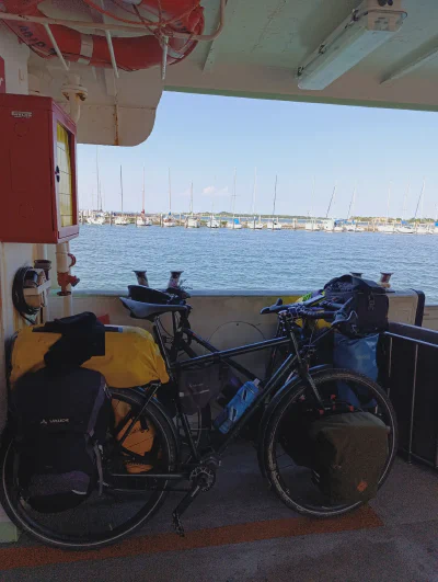 Fährfahrt nach Pelestrina auf dem Eurovelo 8