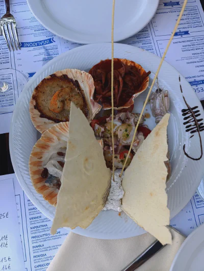 Abschlussessen im Restaurant am Paradise Beach