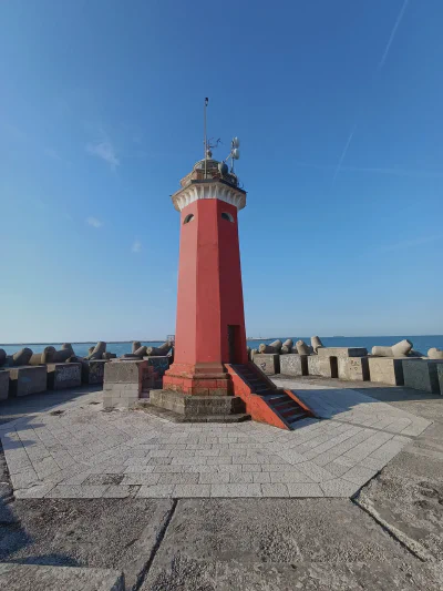 Morgen am Leuchtturm von Lido