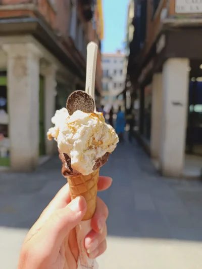 Ein letztes Eis zur Feier des Tages