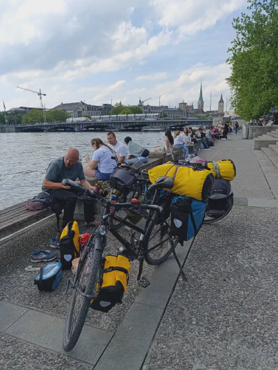 Zwischenstopp am Zürichsee auf dem Weg nach Hause