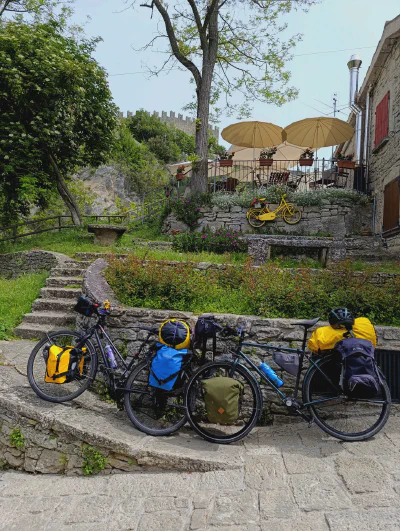 unsere Räder in San Marino