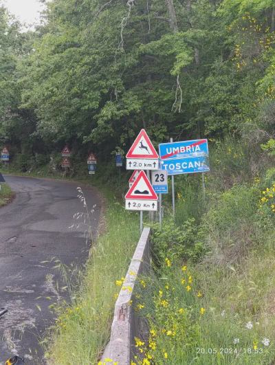 Grenze zur Toskana