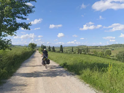 Kurz hinter Montepulciano