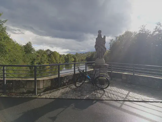 Brückenstatue an der Altmühl bei Dietfurt