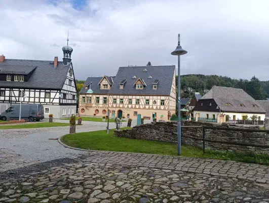 Historische Fachwerkhäuser in Jöhstadt