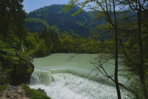 Am Lechfall bei Füssen.