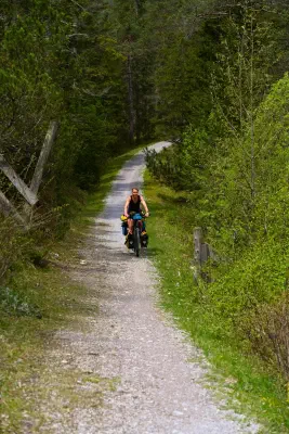 Abfahrt Richtung Fernsteinsee