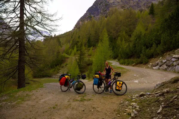 Auf dem Weg zum Val Mora