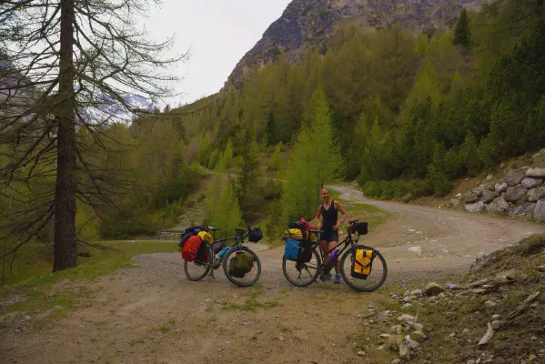 Auf dem Weg zum Val Mora