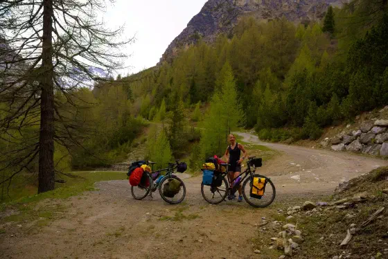 Auf dem Weg zum Val Mora