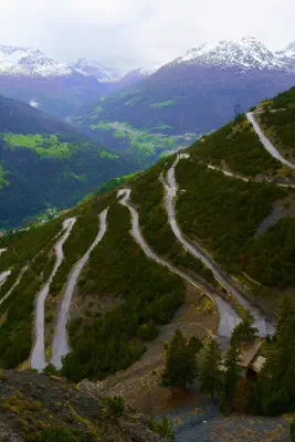 Die wunderbahren Kehren der Strada Militare Fior d'Alpe Cancano 