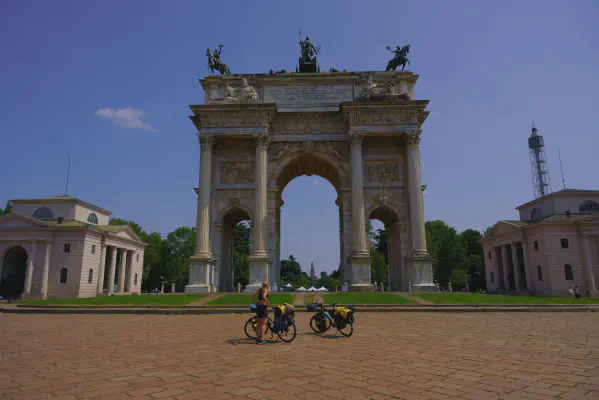 Ankunft an der Porta Sempione