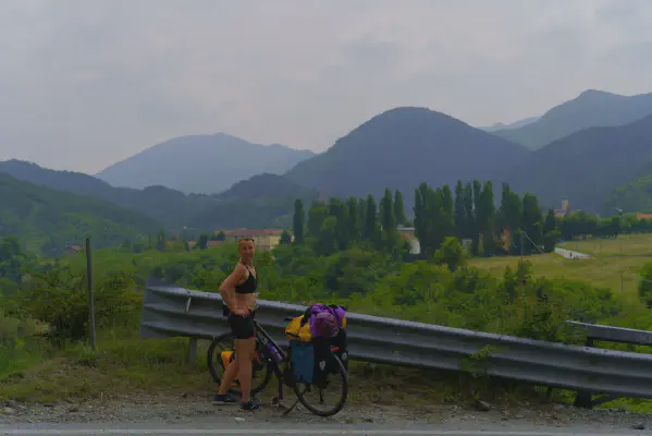 Landschaft bei Carrosio