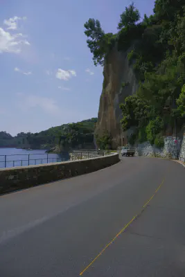 Auf der Küstenstraße Richtung Portofino