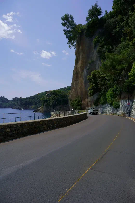 Auf der Küstenstraße Richtung Portofino