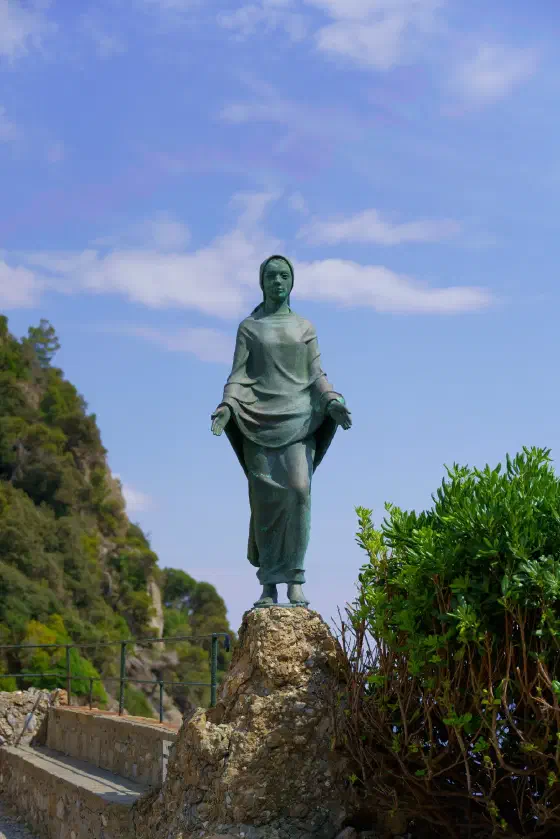 Statue der Jungfrau Maria in Portofino