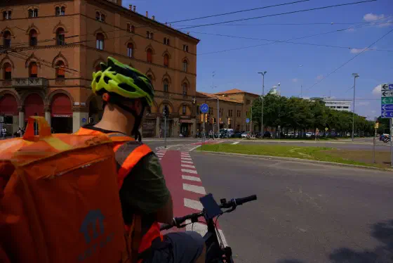 Fahrradweg in Bologna