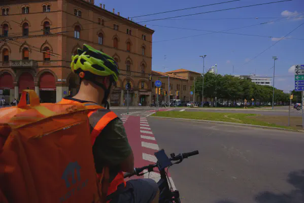 Fahrradweg in Bologna