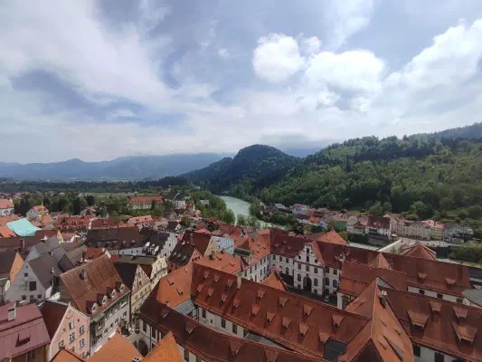 Blick über Füssen.