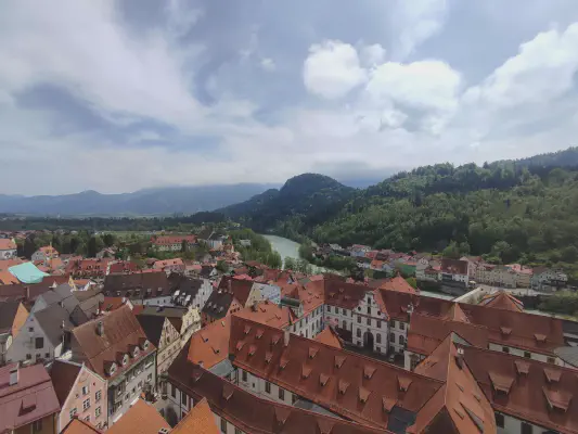 Blick über Füssen.
