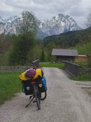 Blick auf das Zugspitzmassiv