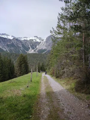 Abfahrt Richtung Fernsteinsee