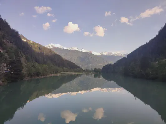 Der Inn nördlich Prutz