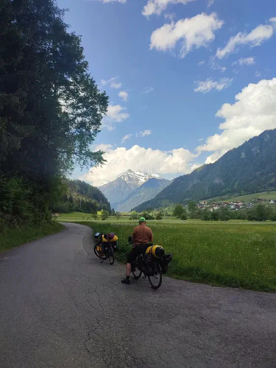 Morgen im Inntal bei Pfunds