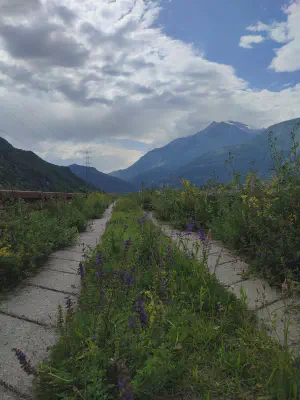Sentiero Valtellina kurz vor Sirta