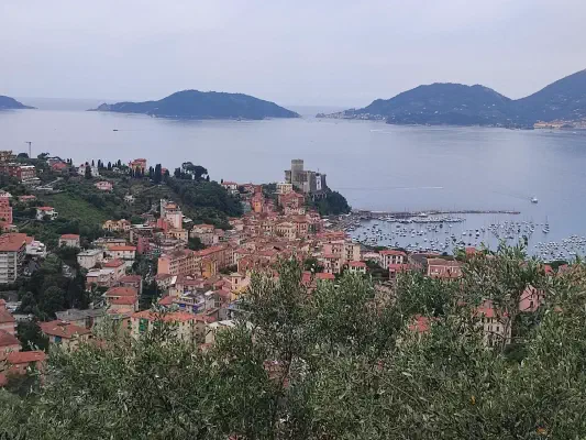 Blick zurück auf Lerici