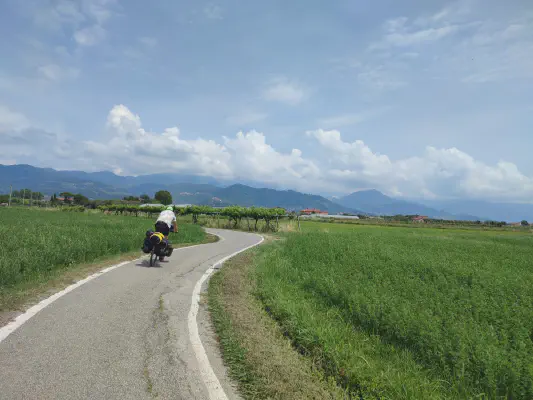 Schlußspurt nach Luni