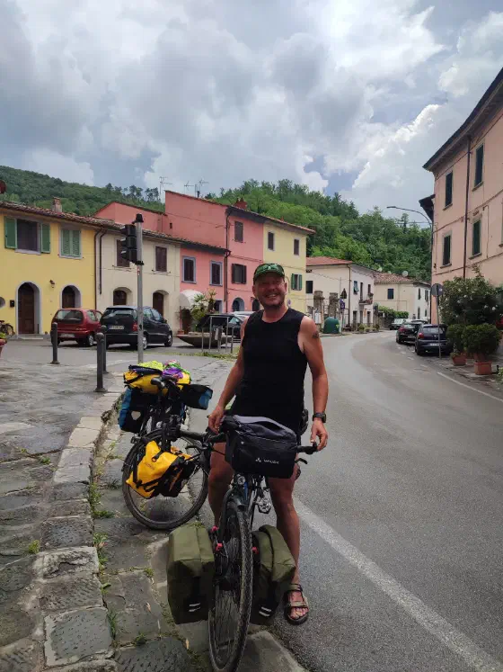 Radtouristiker unterwegs