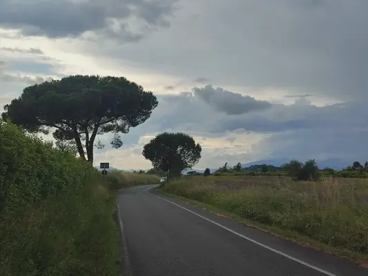 Abendstimmung am Fuße des Apennin