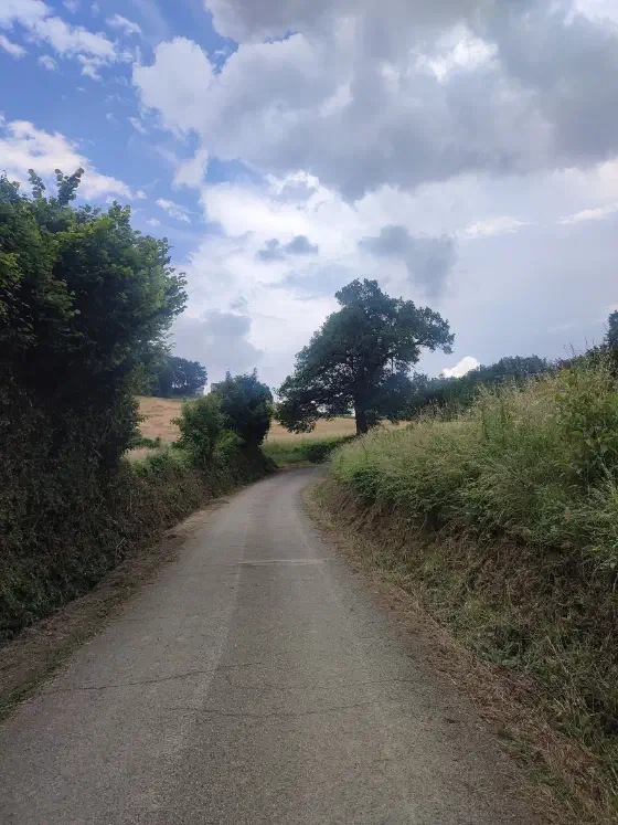 Die Rampe zum Monte Sole